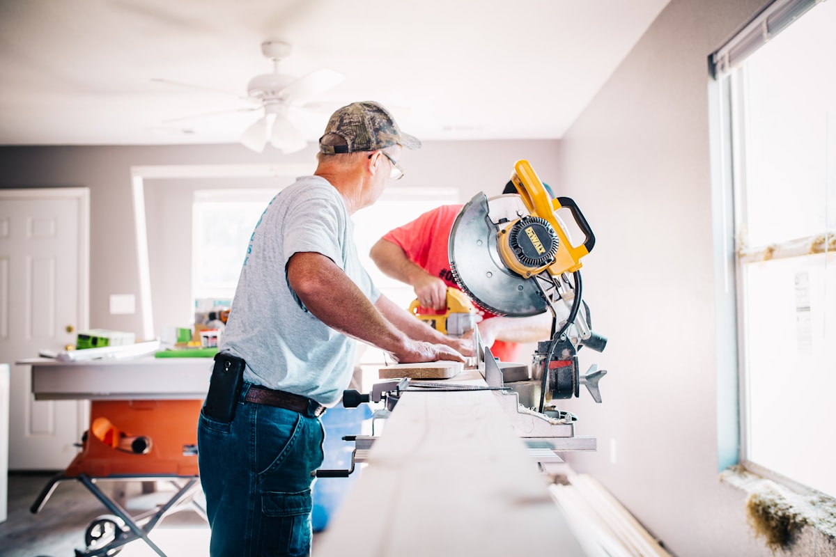Professional tools and workshop